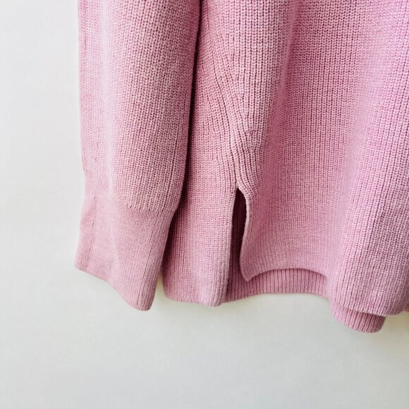 Lululemon merino wool blend ribbed sweater, pink, Size 8 D30 - Picture 5 of 7
